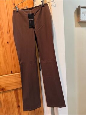 Soft Surroundings Brown Straight-Leg Pants